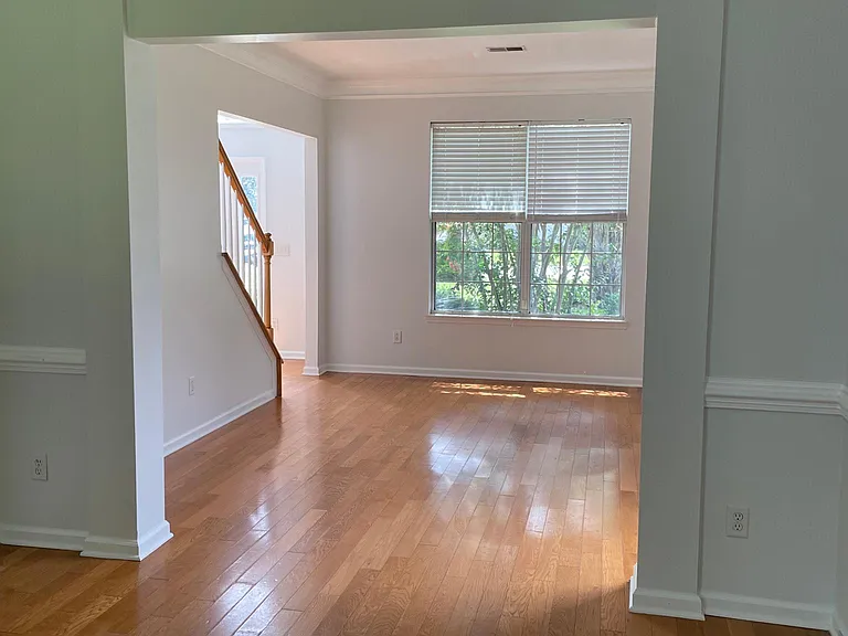 Dining room facing living room