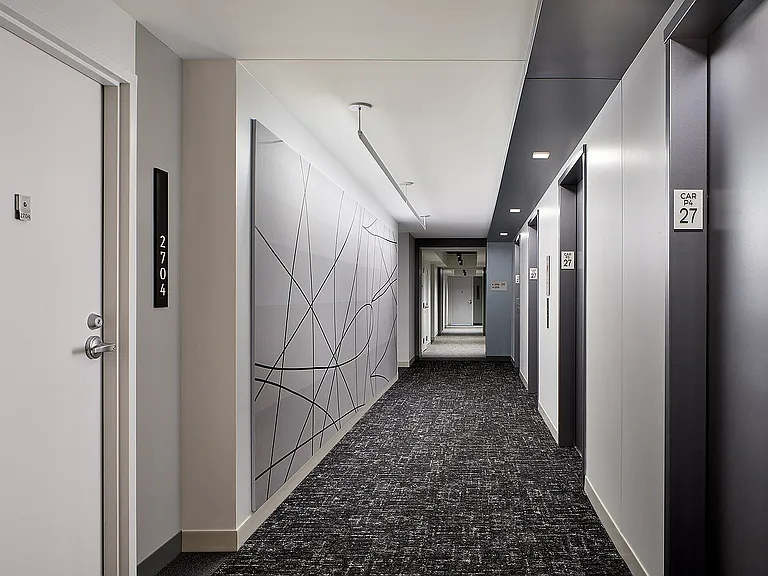 Left Bank hallway
