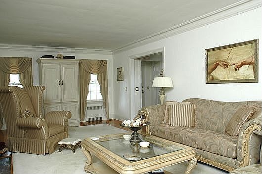 Poured Plaster Mouldings / Hardwood Floor Throughout