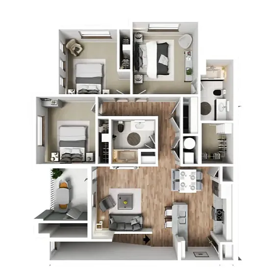 Floor plan 3X2 A