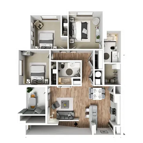 Floor plan 3X2 A