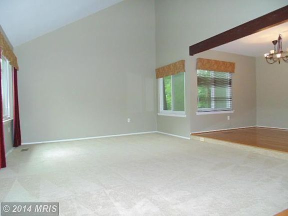 Living Room With Vaulted Ceiling