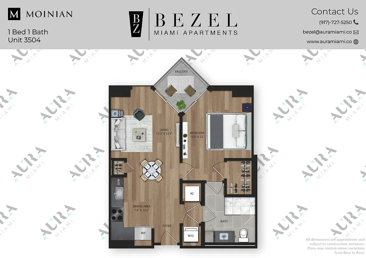 Floor plan 1 Bed