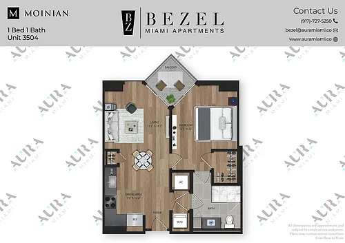 Floor plan 1 Bed