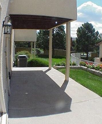 Walkout patio