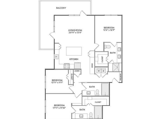 Floor plan D7