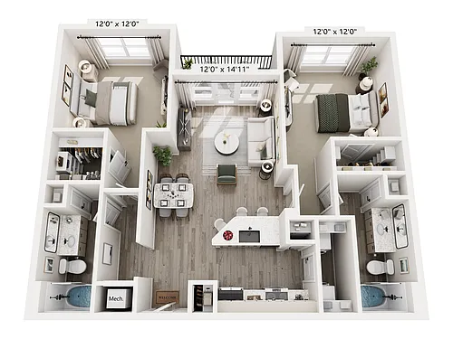 Floor plan C4