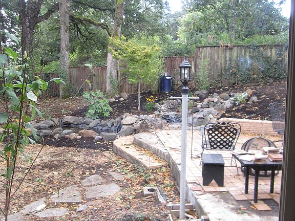Back Yard & part of Patio