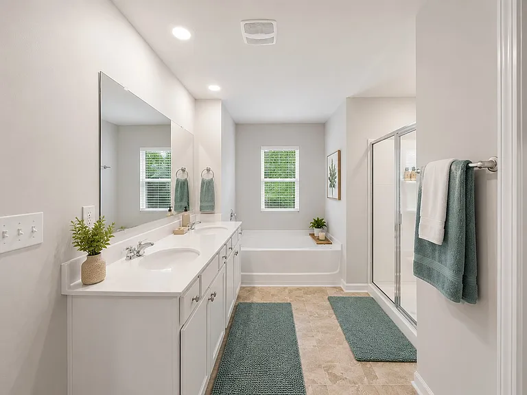 Primary Bathroom - Virtually Staged