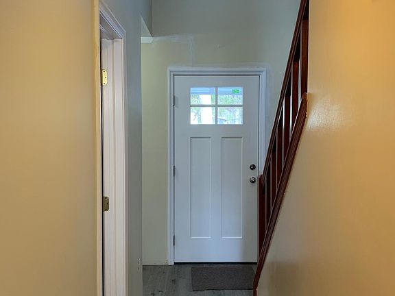 Inside view of the front door.