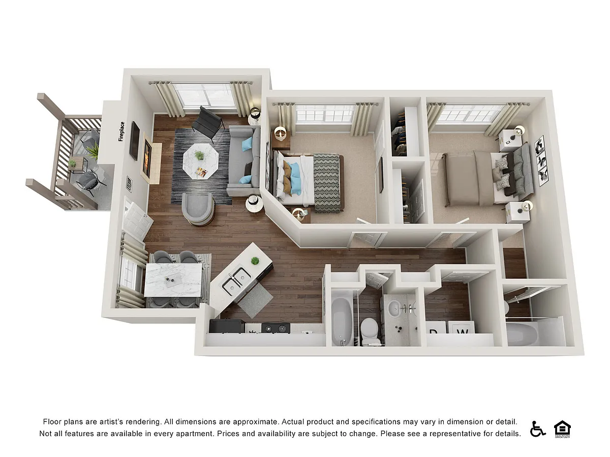 Floor plan 2X2