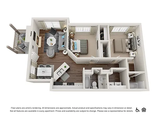 Floor plan 2X2