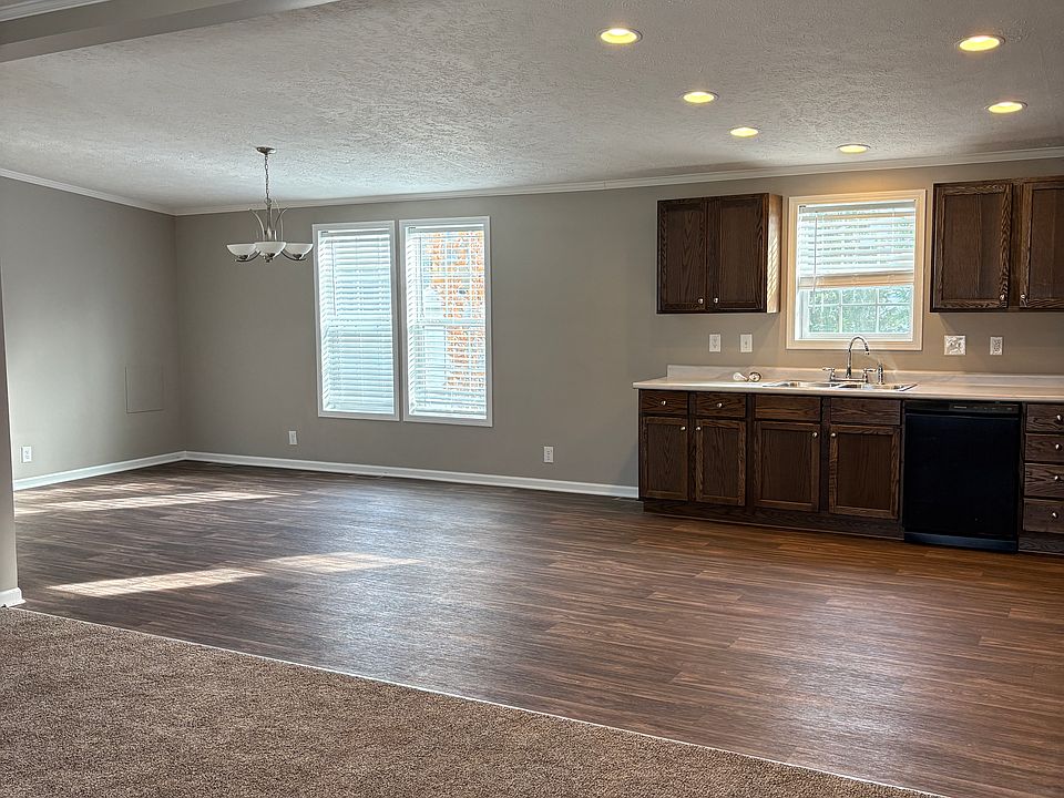 dining room and kitchen