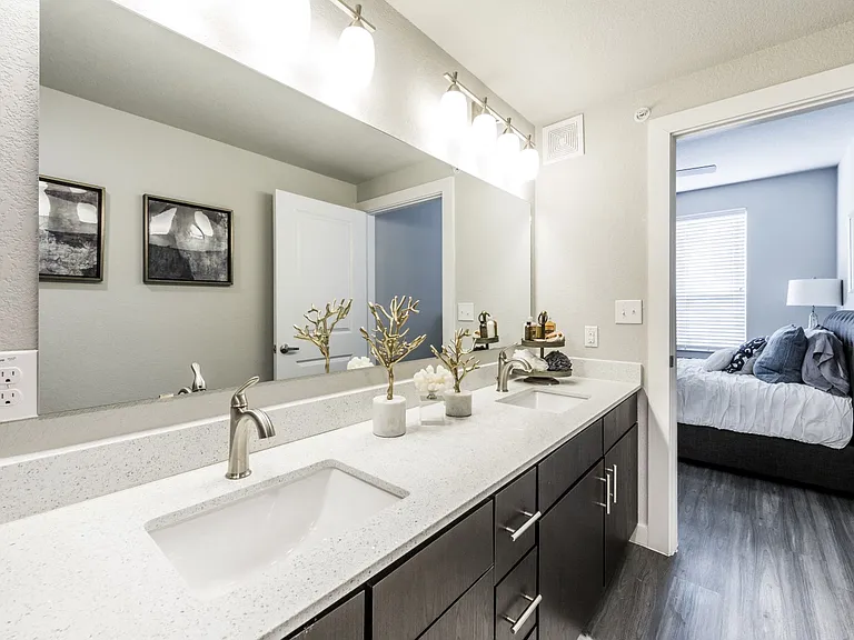 Private master bathroom attached to bedroom