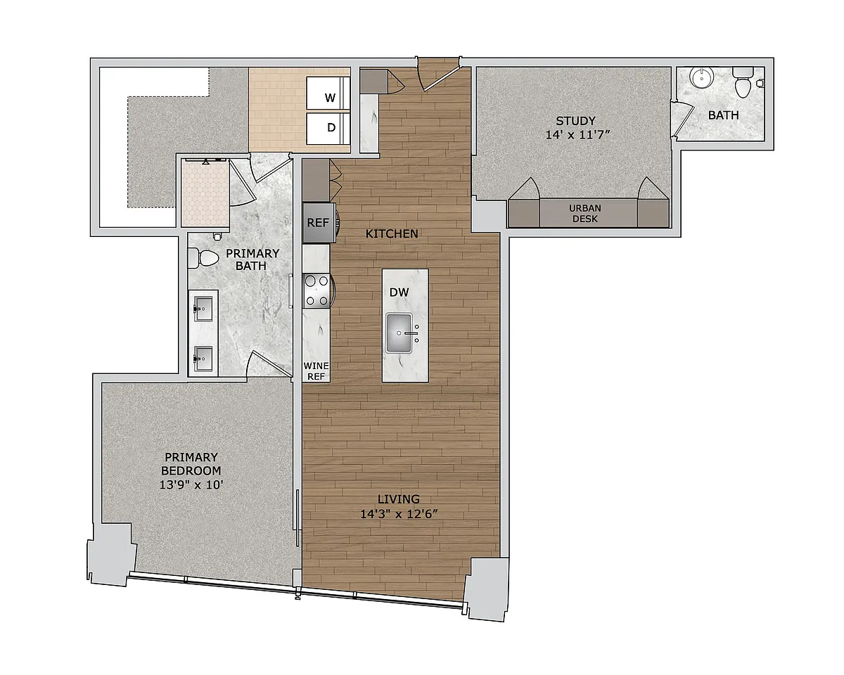 Floor plan B1