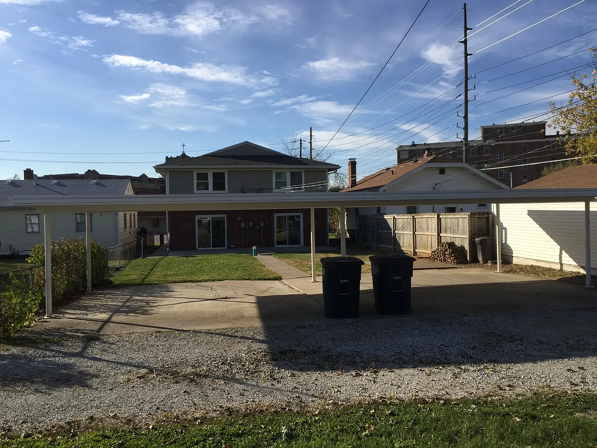 Back of Duplex and Carport - 89 N 16th Ave