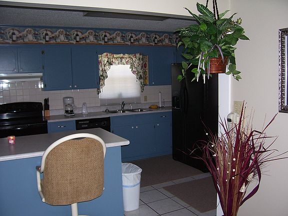 Kitchen fron living room view