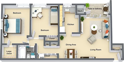 Floor plan Hamilton