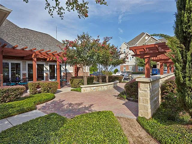 Courtyard with walking paths