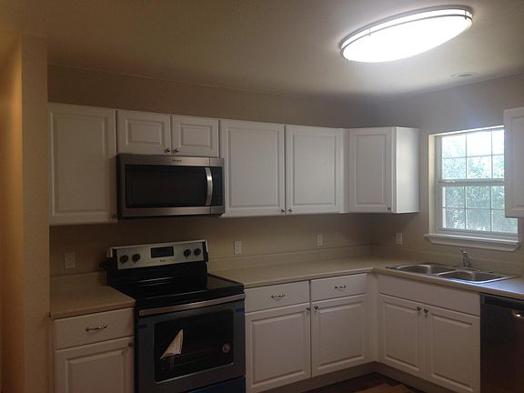 New cabinets and appliances