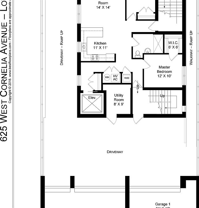 2nd image of 625 W Cornelia Ave APT 1