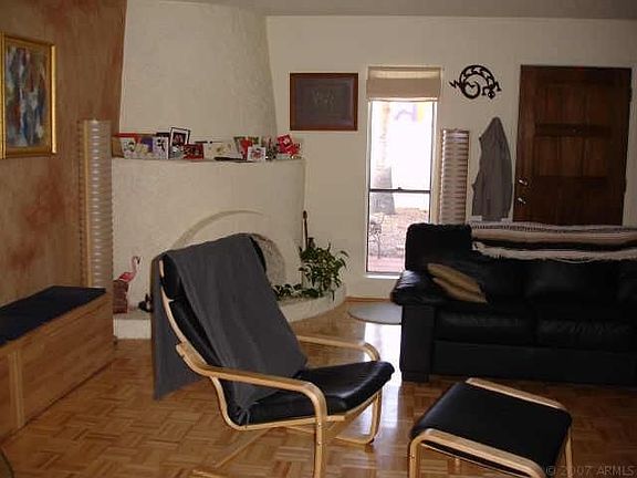 Kiva style fireplace