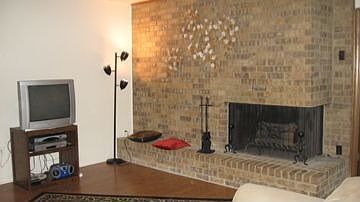 Fireplace in Family Room