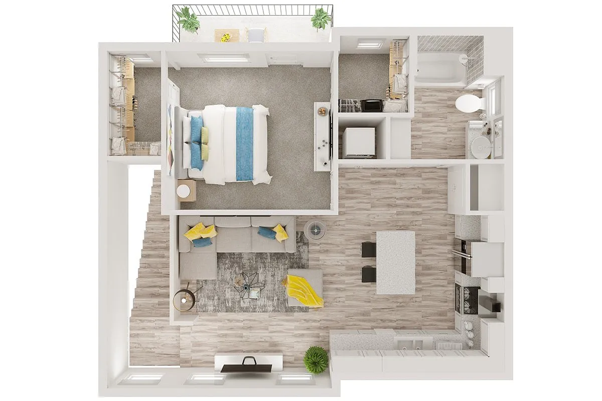 Floor plan A2C