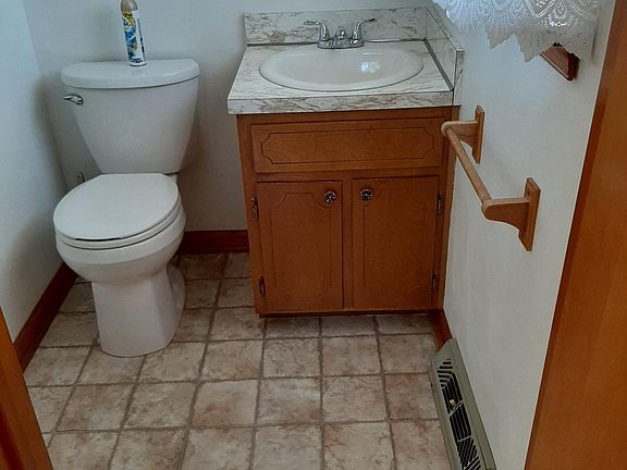 Half Bath off Bedroom.