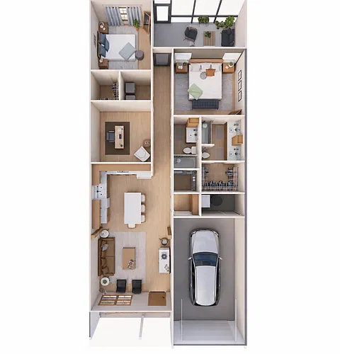 Floor plan 644 S Harrison St