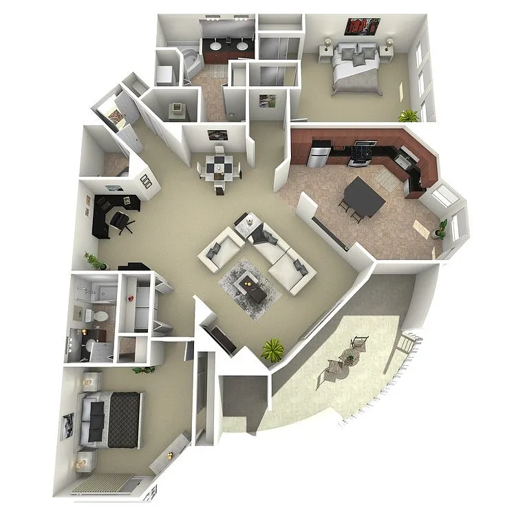 Floor plan 2X25