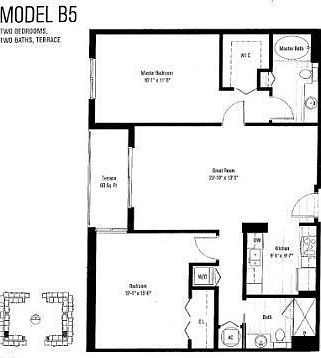 Floorplan for Unit