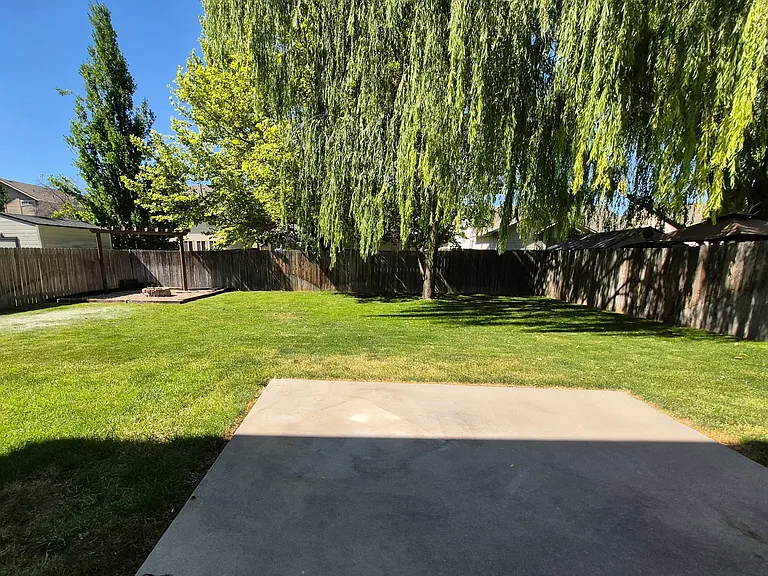 Backyard patio
