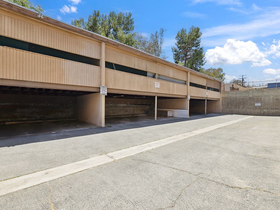 Carport in gated parking structure
