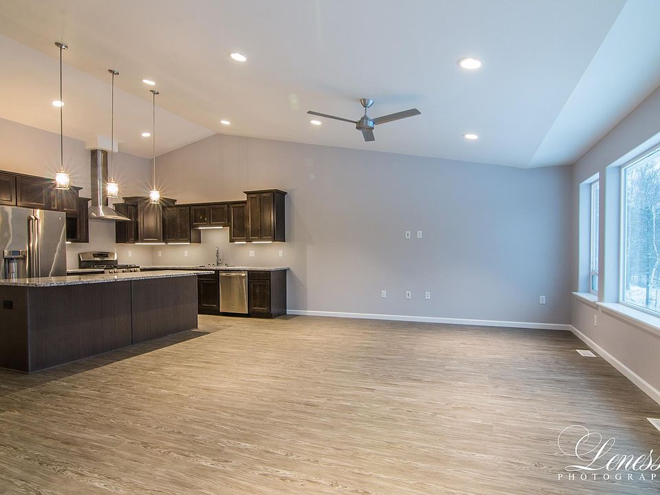 Upstairs Living Room and Kitchen