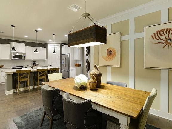 Model Representation Cafe dining area off Kitchen