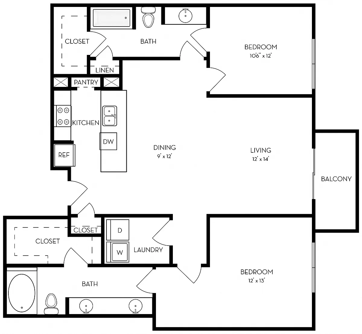 Floor plan B6