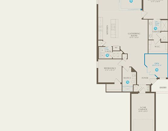 Egret Floor Plan, Quick Move-In Home, Floor 1