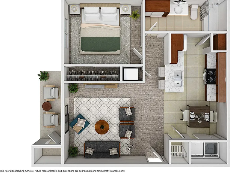 1 Bedroom 1 Bedroom