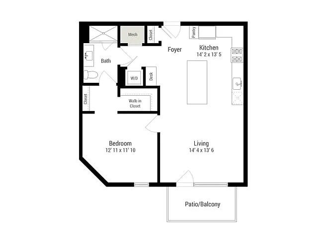 Floor plan 1C
