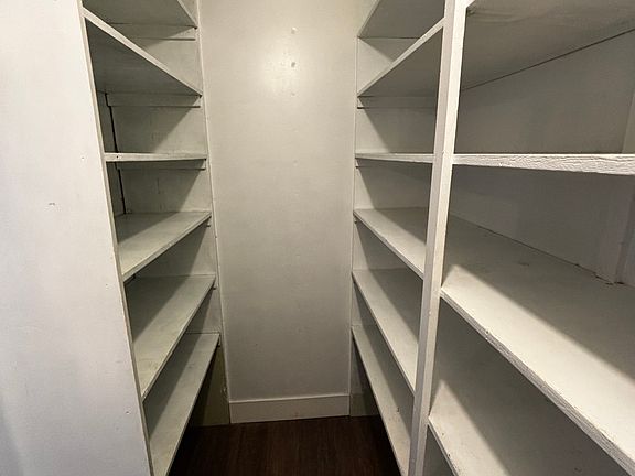 Storage closet in living room