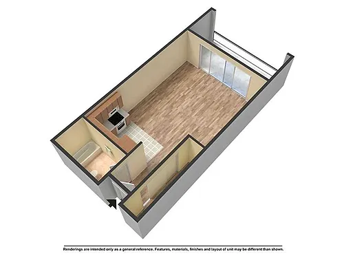 Floor plan Studio