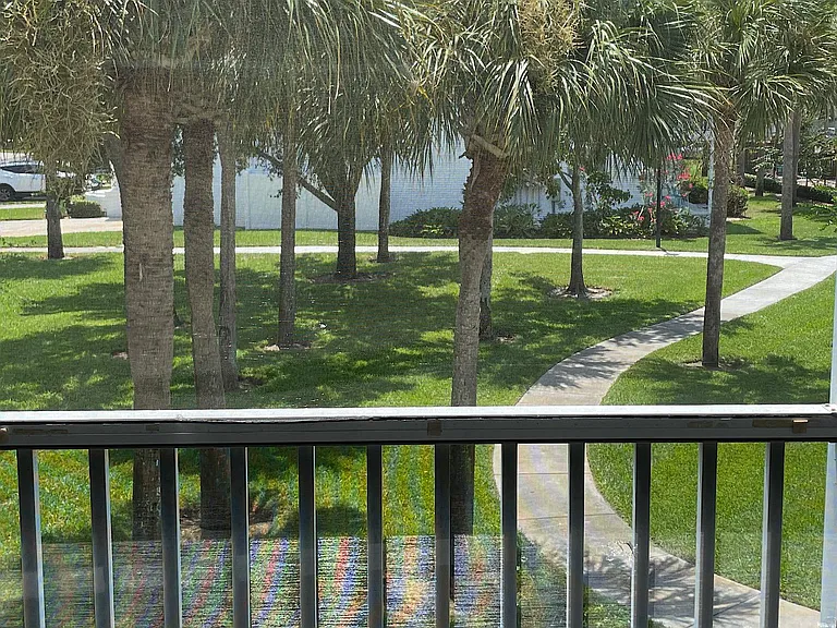 View from living room on second floor