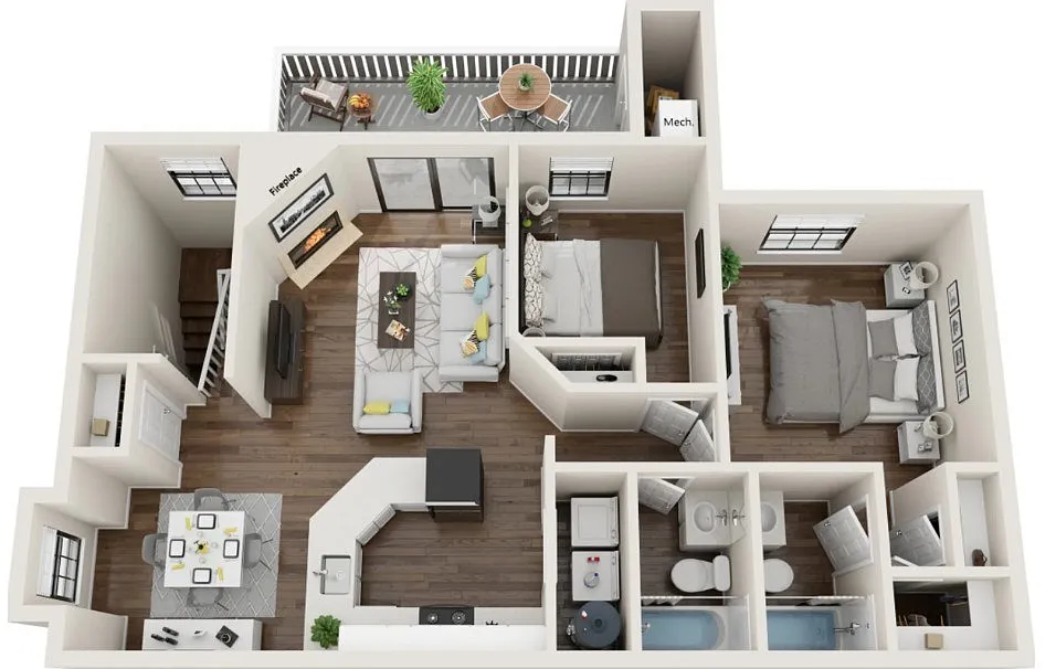 Floor plan B1