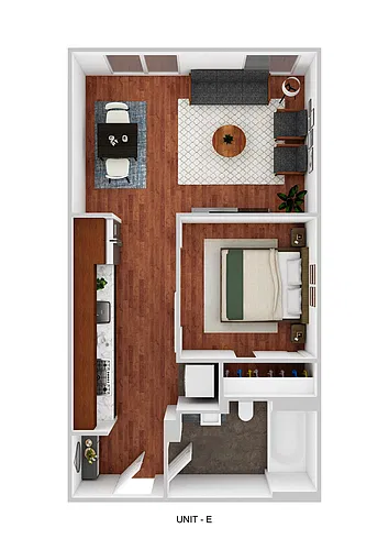 Floor plan 1 Bedroom