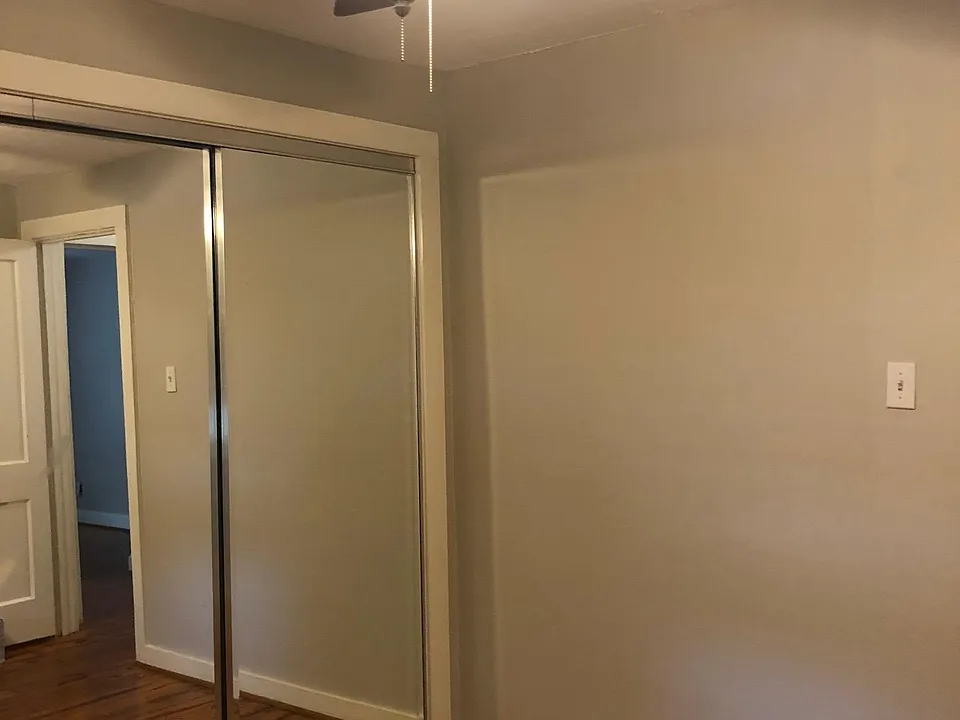 Bedroom with large closet.