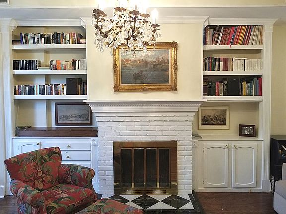living room bookcase