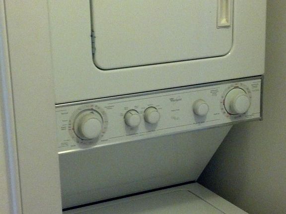 Washer dryer on 2nd floor