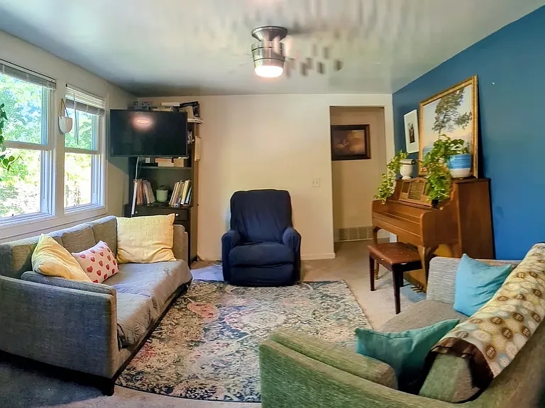 Living room facing north