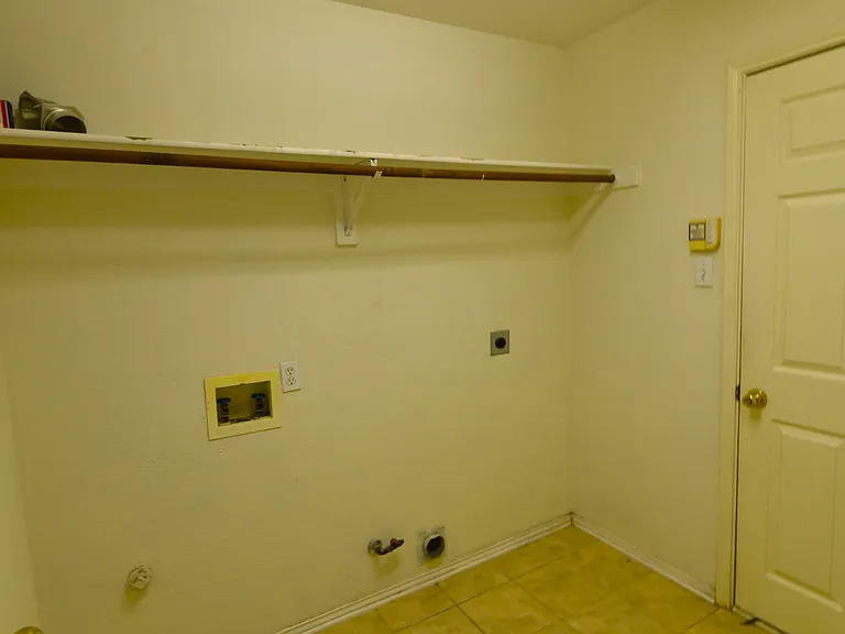 laundry area